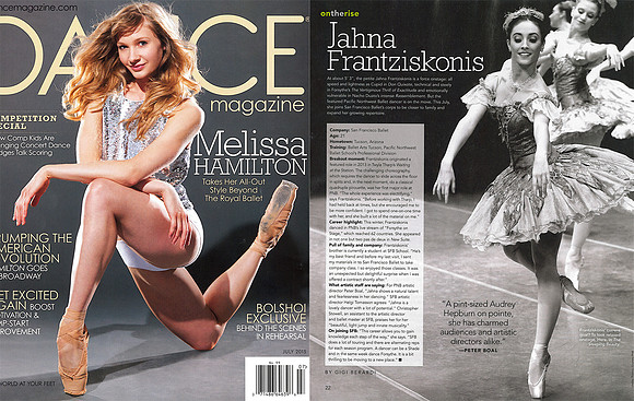 Dance Magazine | July 2015 | Jahna Frantziskonis