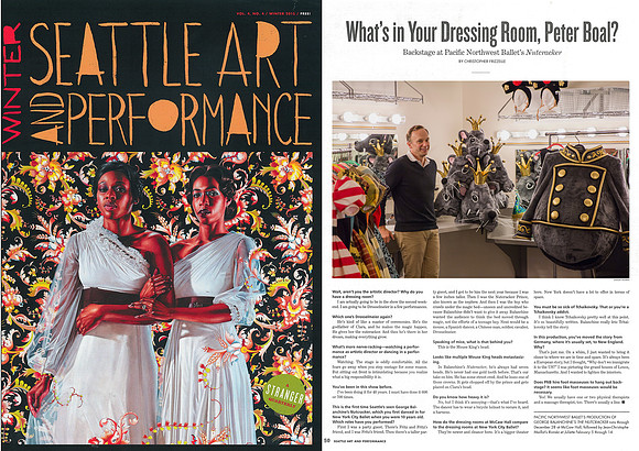 The Stranger Art & Performance Winter 2015 | What's In Your Dressing Room, Peter Boal?