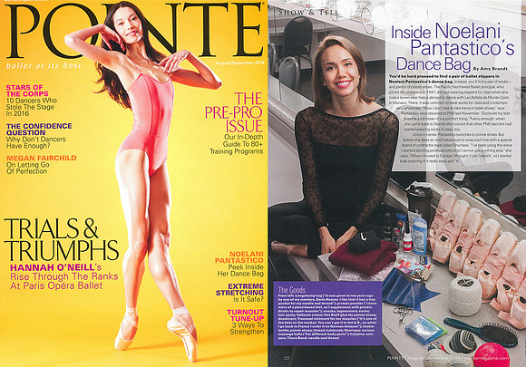Pointe Magazine | August/September 2016 | Noelani Pantastico What's in Your Dance Bag
